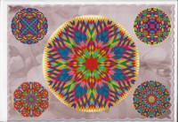 Set de table vibratoire - Vieux rose